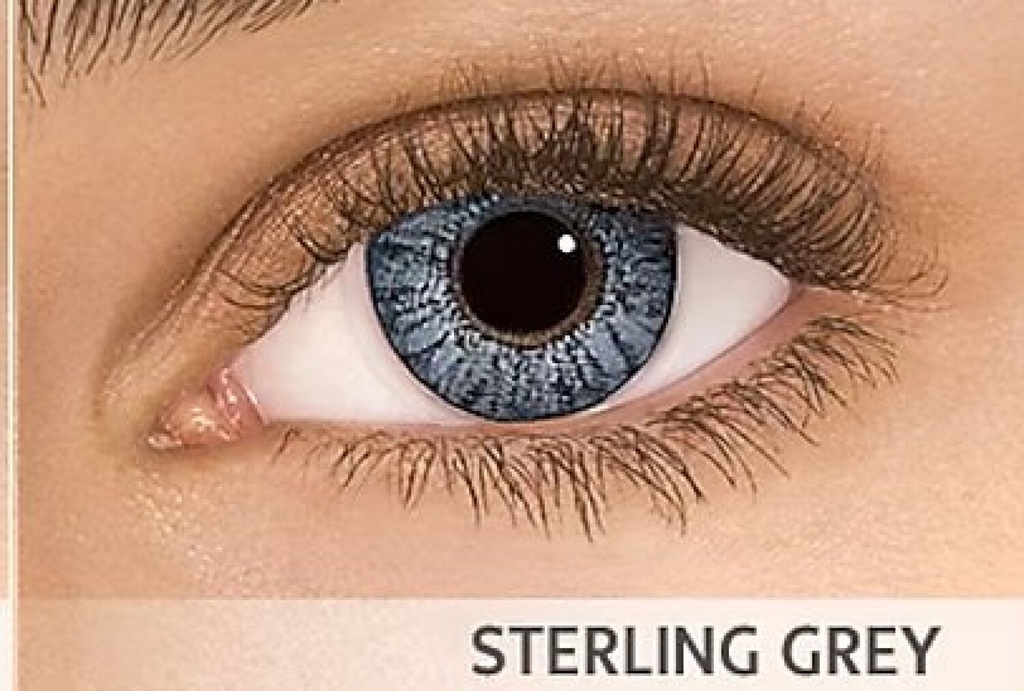 AirOptix FreshLook Contact Lenses - Color gris estarlino