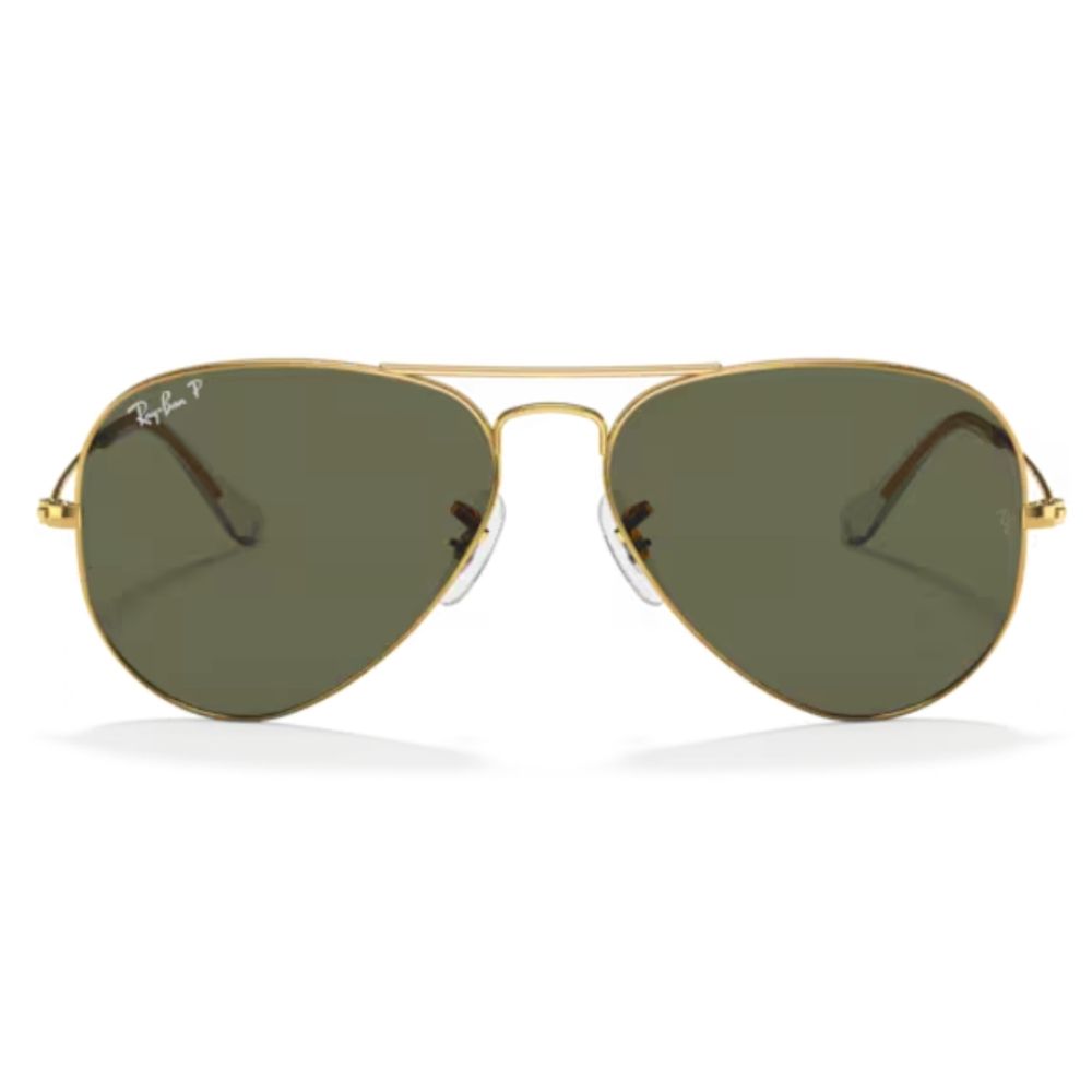 RAY BAN sol AVIADOR VERDE POLARIZADO 3025 col 3025-001/58 calibre 62