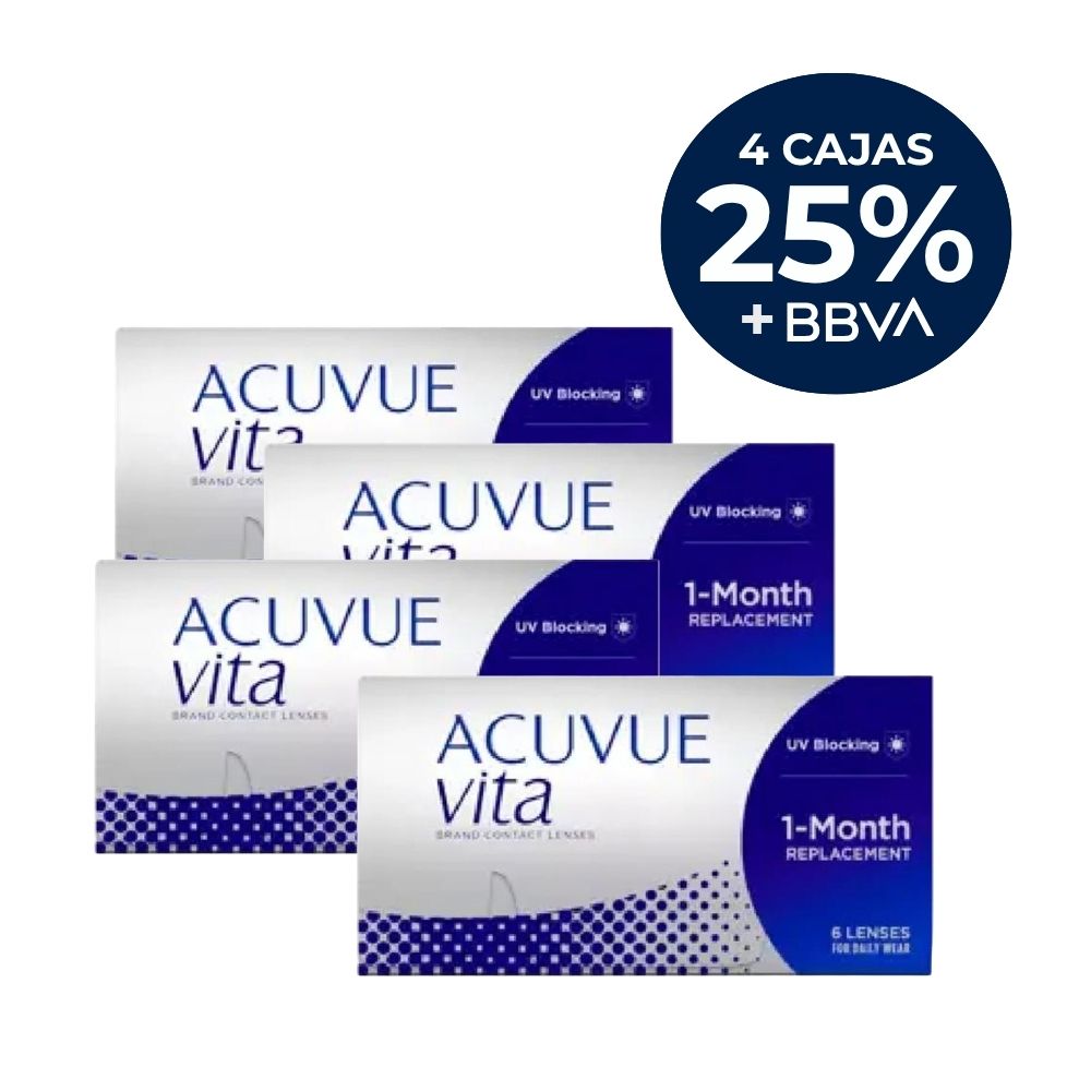 [PROMO-VITAESF-4X] Acuvue Vita Esferico - PROMO 4 cajas 25%