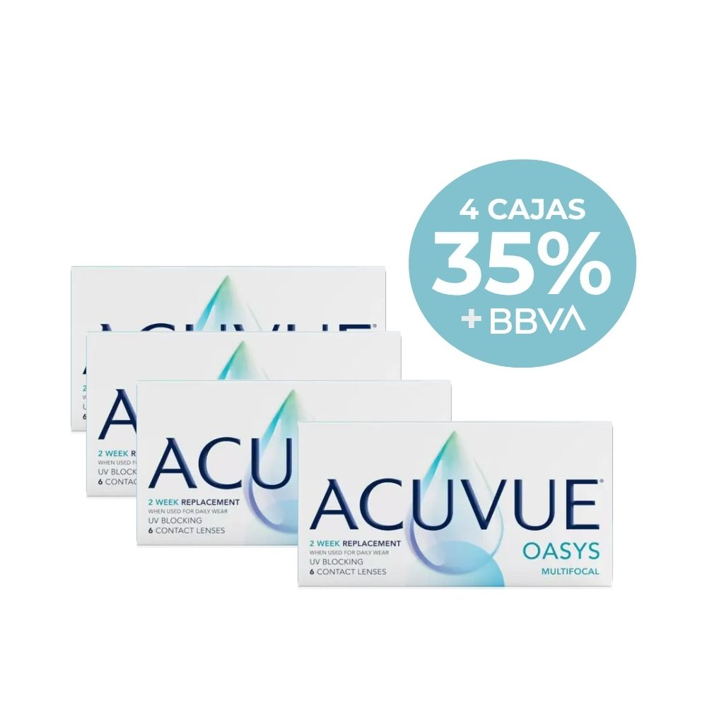 Acuvue Oasys Multifocal - PROMO 4 cajas 35%